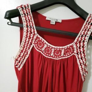 Forever 21 Tops - Small red and white top Forever 21 Forever 21 Tops - Small red and white top Forever 21